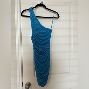 Blue cocktail dress